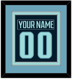 Seattle Nameplate & Number (Back) Combined - Home Navy - Double Mat 3