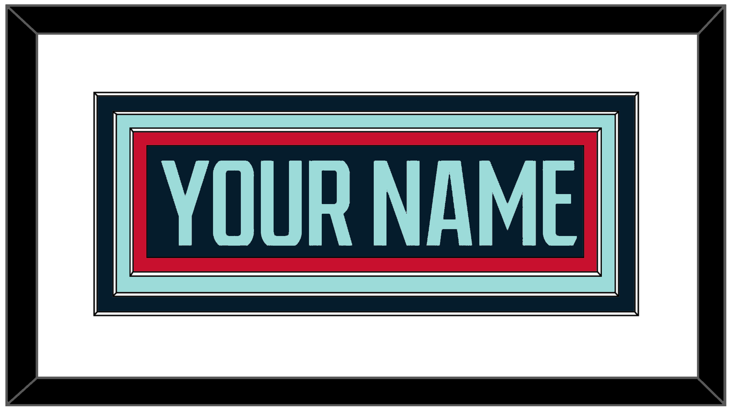 Seattle Nameplate - Home Navy Blue - Premier Tier 1