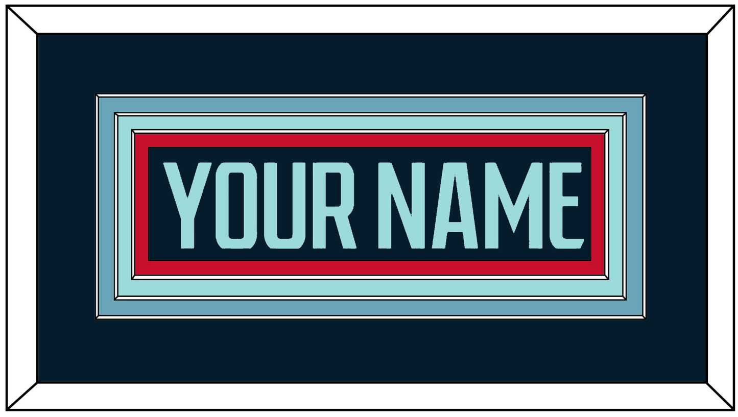 Seattle Nameplate - Home Navy Blue - Premier Tier 2