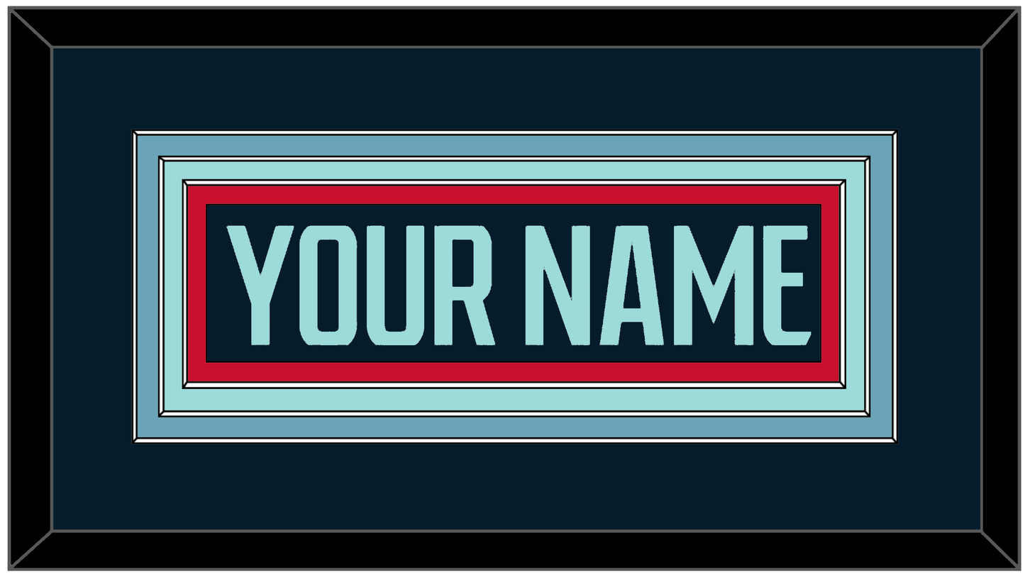Seattle Nameplate - Home Navy Blue - Premier Tier 2