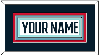 Seattle Nameplate - Road White - Premier Tier 2
