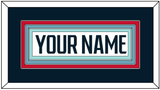 Seattle Nameplate - Road White - Triple Mat 2