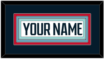 Seattle Nameplate - Road White - Premier Tier 2