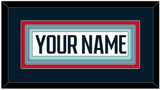 Seattle Nameplate - Road White - Triple Mat 2