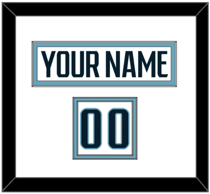 Seattle Nameplate & Number (Shoulder) - Road White - Signature Tier 1