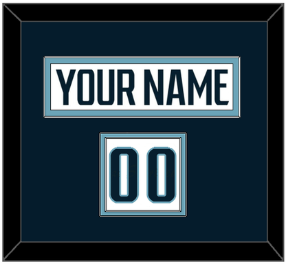 Seattle Nameplate & Number (Shoulder) - Road White - Signature Tier 2