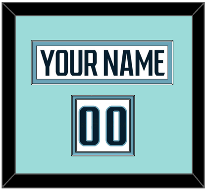 Seattle Nameplate & Number (Shoulder) - Road White - Signature Tier 3