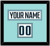 Seattle Nameplate & Number (Shoulder) - Road White - Double Mat 3