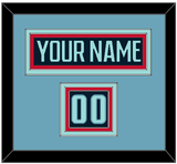 Seattle Nameplate & Number (Shoulder) - Home Navy Blue - Triple Mat 3