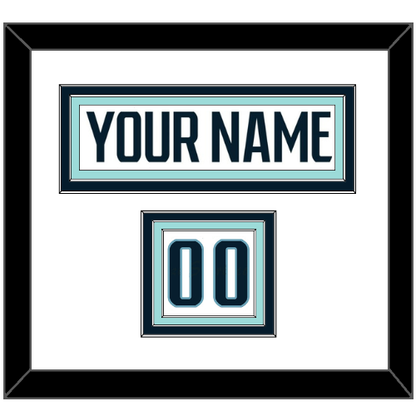 Seattle Nameplate & Number (Shoulder) - Road White - Premier Tier 1