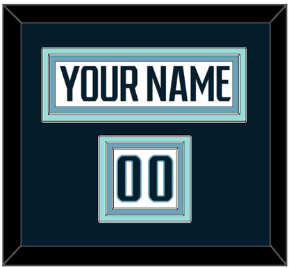 Seattle Nameplate & Number (Shoulder) - Road White - Premier Tier 2