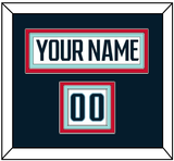 Seattle Nameplate & Number (Shoulder) - Road White - Triple Mat 3