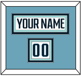 Seattle Nameplate & Number (Shoulder) - Road White - Triple Mat 4