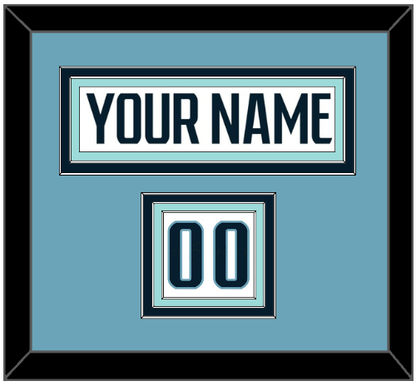 Seattle Nameplate & Number (Shoulder) - Road White - Premier Tier 4