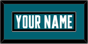 San Jose Nameplate - Home Teal - Single Mat 2