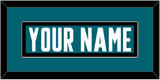 San Jose Nameplate - Home Teal - Single Mat 2