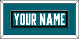 San Jose Nameplate - Home Teal - Single Mat 2