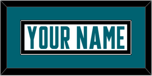 San Jose Nameplate - Road White - Single Mat 2