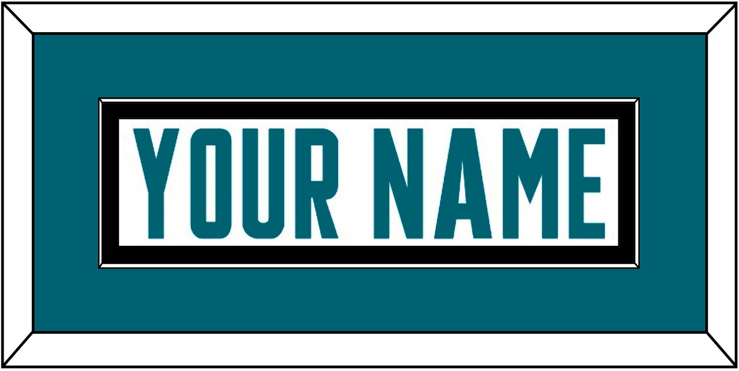 San Jose Nameplate - Road White - Essential Tier 2
