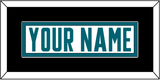 San Jose Nameplate - Road White - Single Mat 3