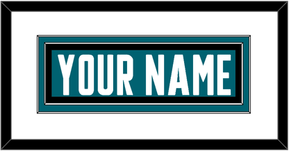 San Jose Nameplate - Home Teal - Signature Tier 1