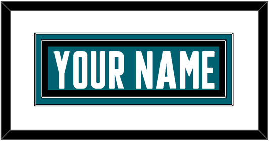 San Jose Nameplate - Home Teal - Signature Tier 1