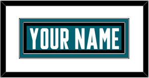 San Jose Nameplate - Home Teal - Double Mat 1