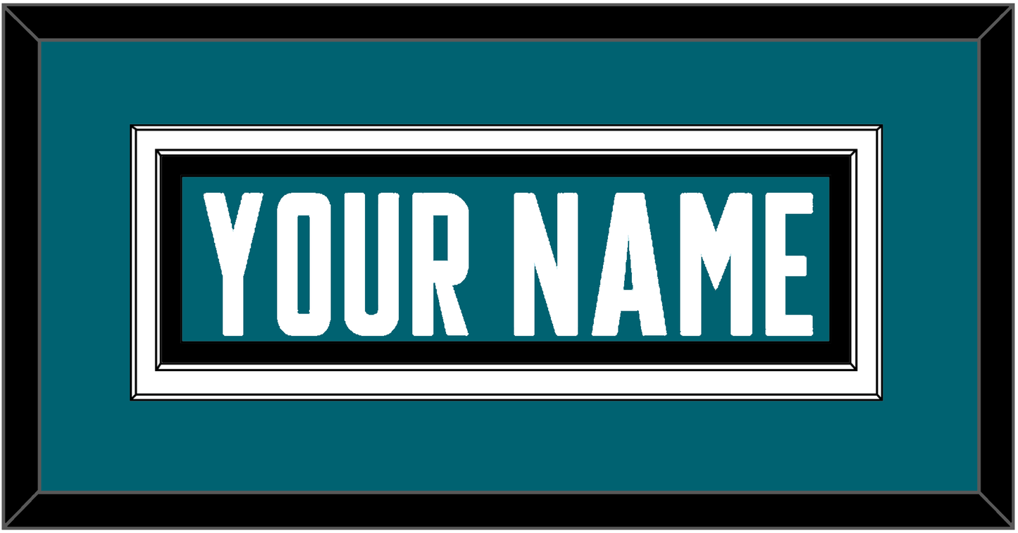 San Jose Nameplate - Home Teal - Signature Tier 2