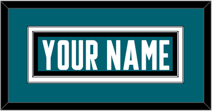 San Jose Nameplate - Home Teal - Signature Tier 2