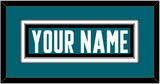 San Jose Nameplate - Home Teal - Double Mat 2