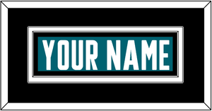 San Jose Nameplate - Home Teal - Double Mat 3