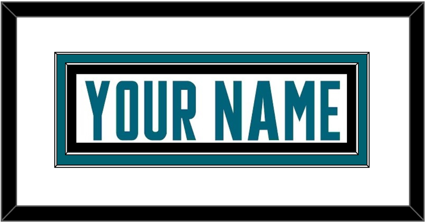 San Jose Nameplate - Road White - Signature Tier 1