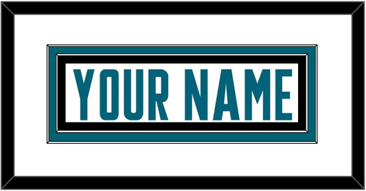 San Jose Nameplate - Road White - Signature Tier 1