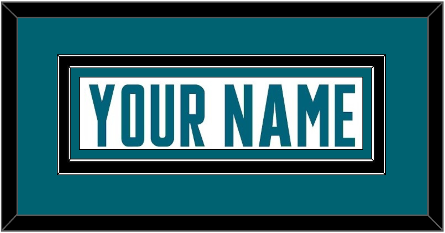 San Jose Nameplate - Road White - Signature Tier 2