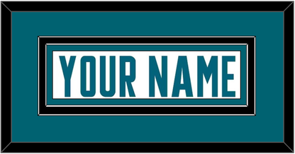San Jose Nameplate - Road White - Signature Tier 2