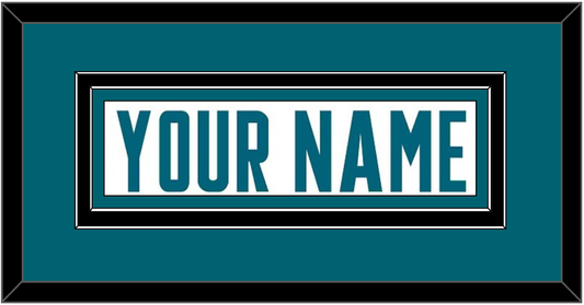 San Jose Nameplate - Road White - Signature Tier 2
