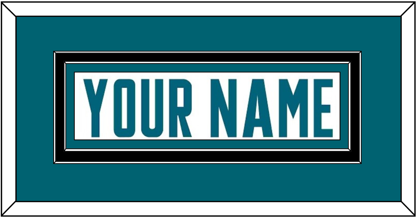 San Jose Nameplate - Road White - Signature Tier 2