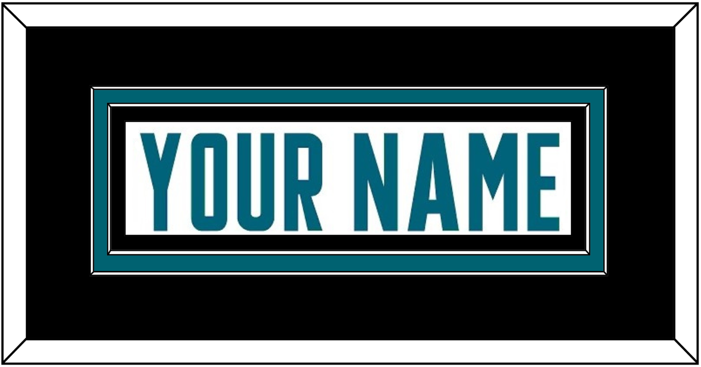 San Jose Nameplate - Road White - Signature Tier 3