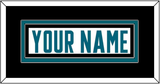 San Jose Nameplate - Road White - Double Mat 3