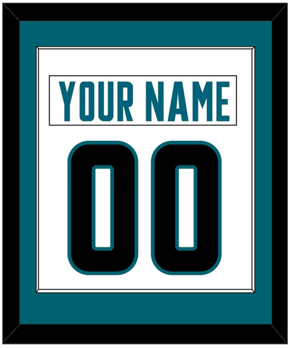 San Jose Nameplate & Number (Back) Combined - Road White - Essential Tier 1