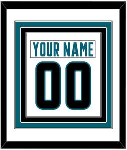 San Jose Nameplate & Number (Back) Combined - Road White - Triple Mat 1