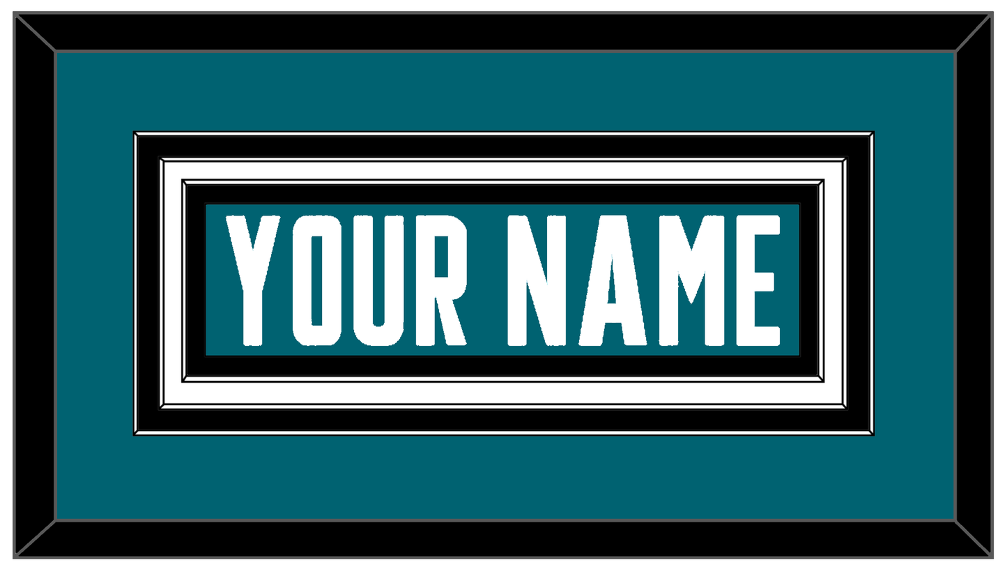 San Jose Nameplate - Home Teal - Premier Tier 1
