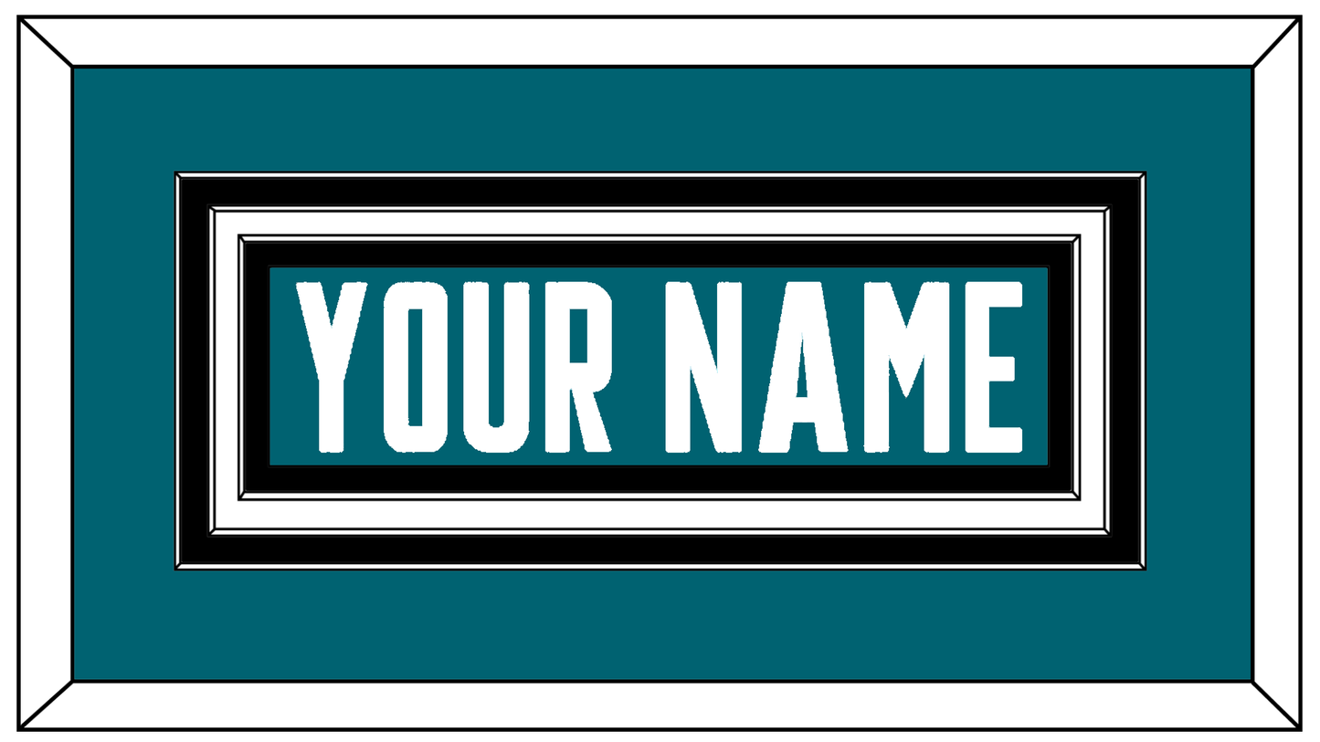 San Jose Nameplate - Home Teal - Premier Tier 1