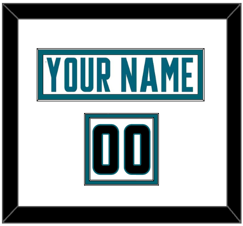 San Jose Nameplate & Number (Shoulder) - Road White - Signature Tier 1