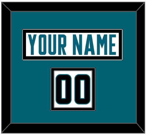 San Jose Nameplate & Number (Shoulder) - Road White - Signature Tier 2