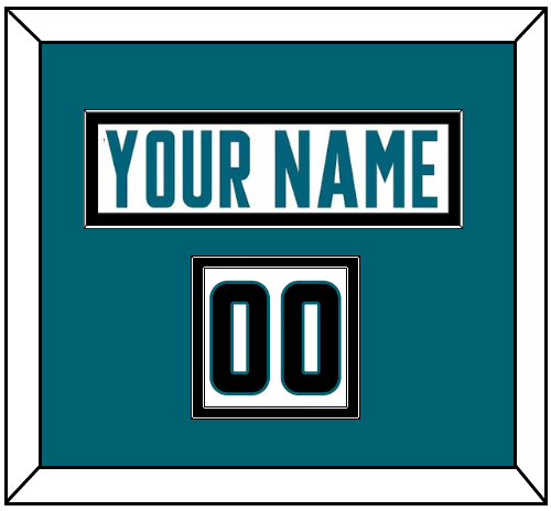 San Jose Nameplate & Number (Shoulder) - Road White - Signature Tier 2