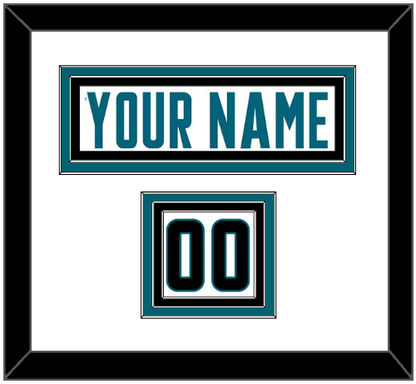 San Jose Nameplate & Number (Shoulder) - Road White - Premier Tier 1