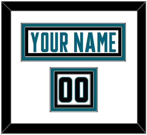 San Jose Nameplate & Number (Shoulder) - Road White - Premier Tier 1