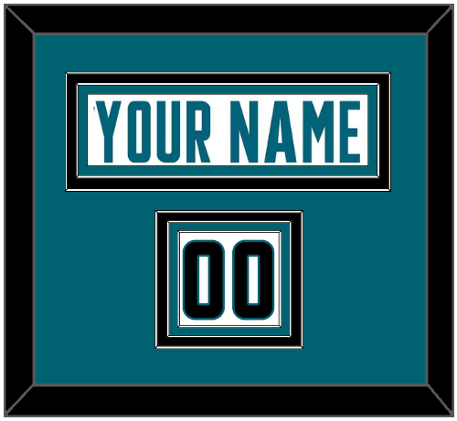 San Jose Nameplate & Number (Shoulder) - Road White - Premier Tier 2