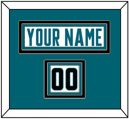 San Jose Nameplate & Number (Shoulder) - Road White - Premier Tier 2